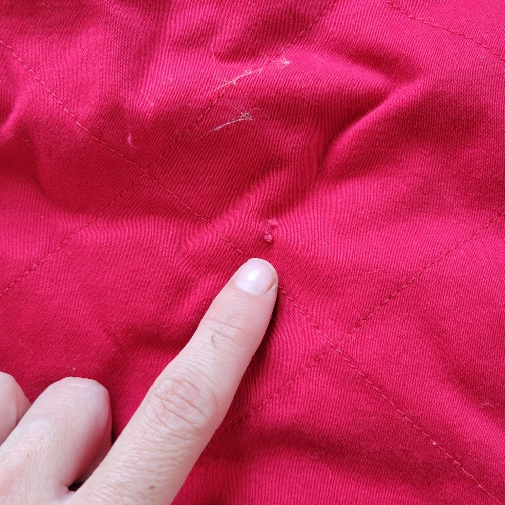 Guide Series Jacket Red Button Up Missing Button … - image 8